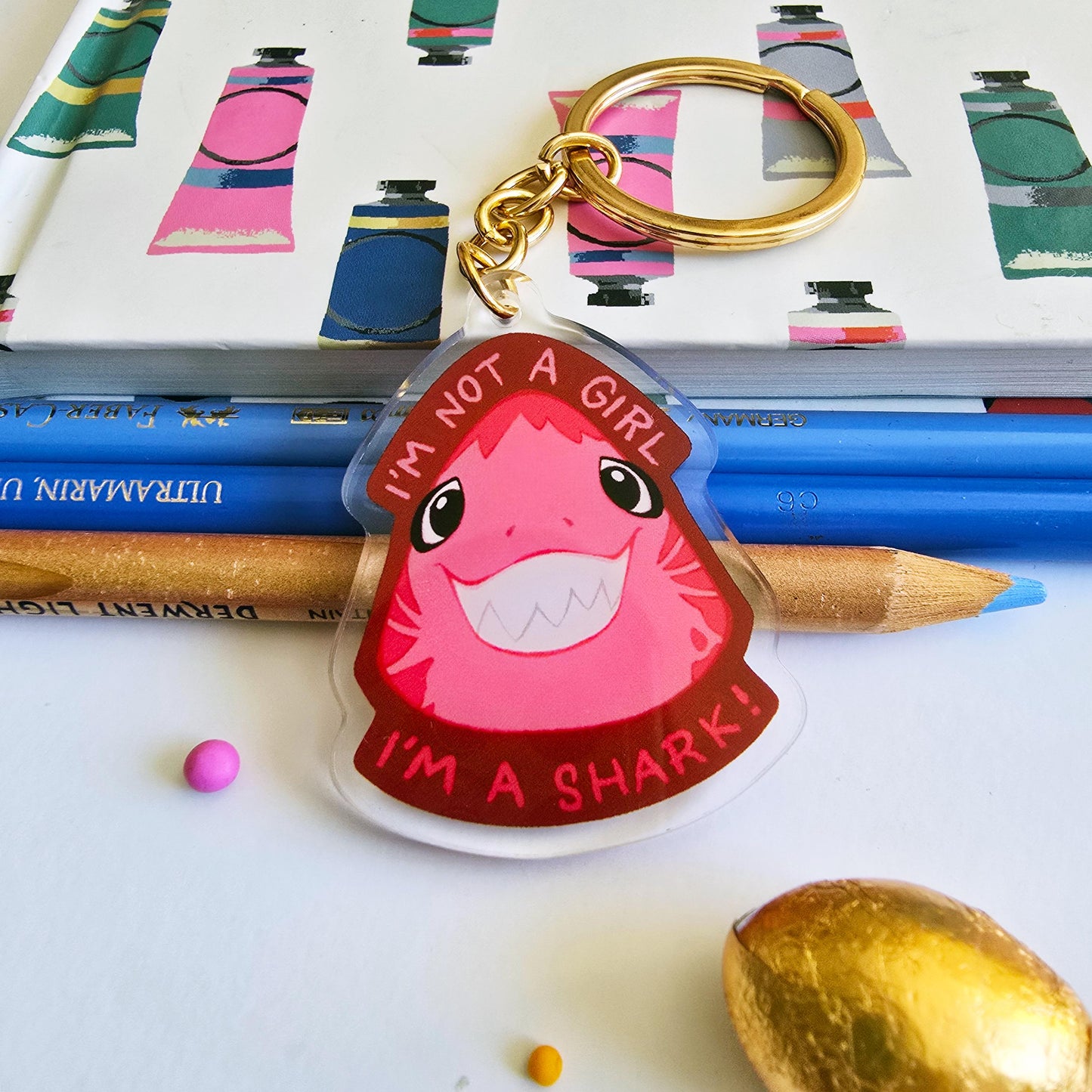 Nimona Shark Keychain