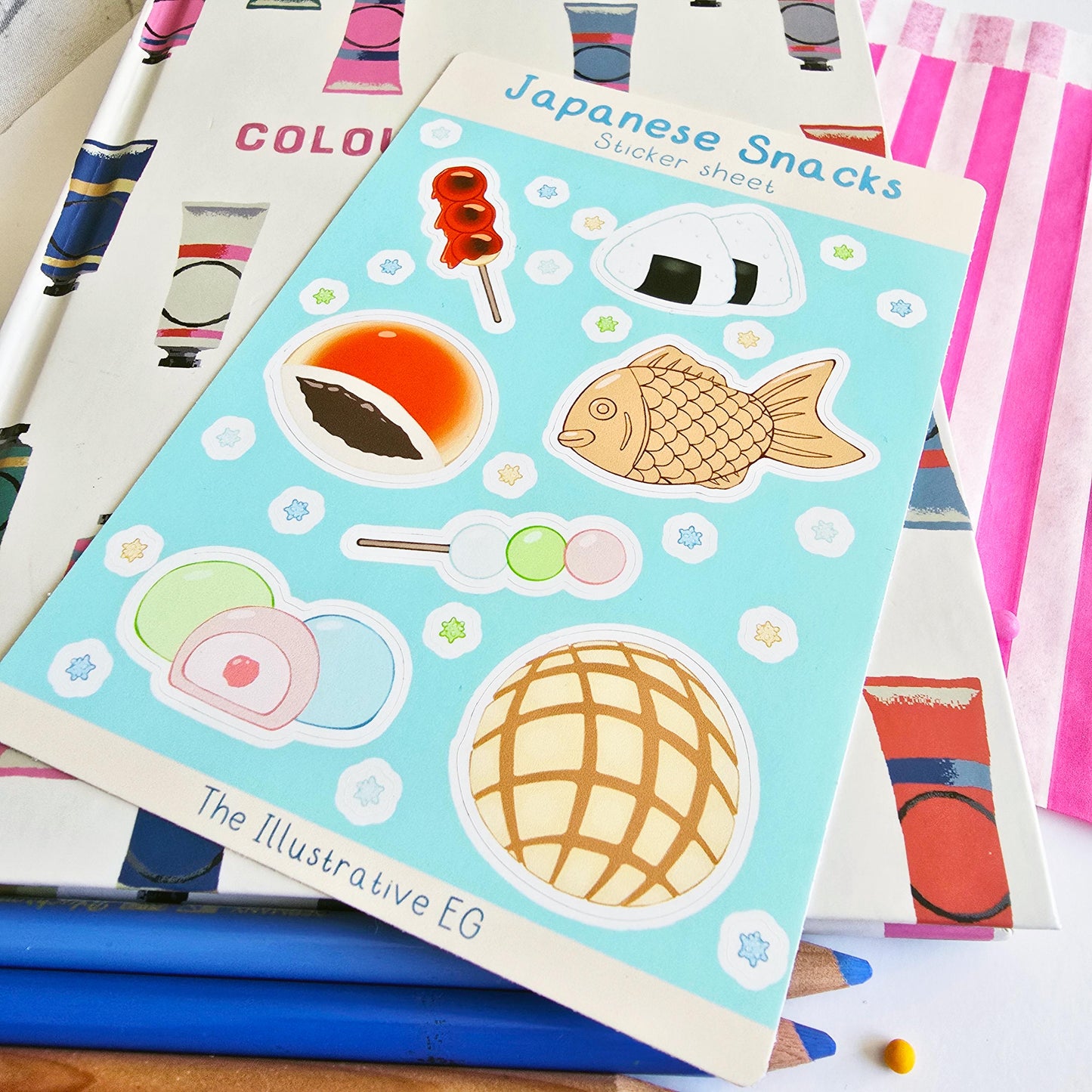 Japanese Snacks Sticker Sheet