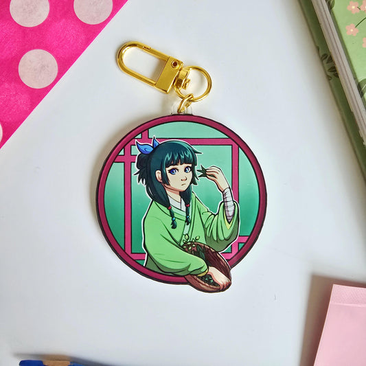 Apothecary Diaries Maomao and Jinshi Acrylic Keychain