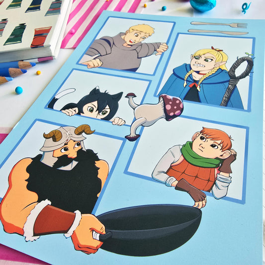 Delicious In Dungeon Art Print