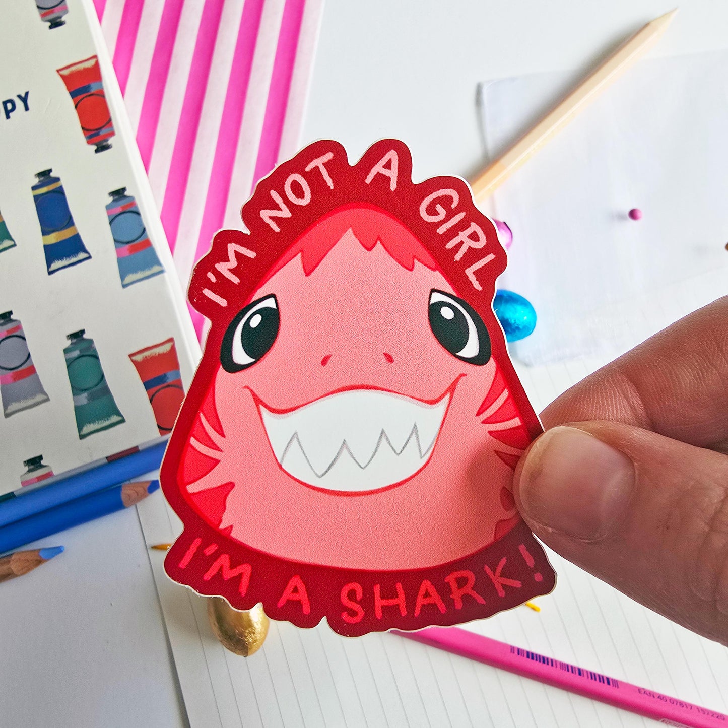 Nimona Shark Sticker