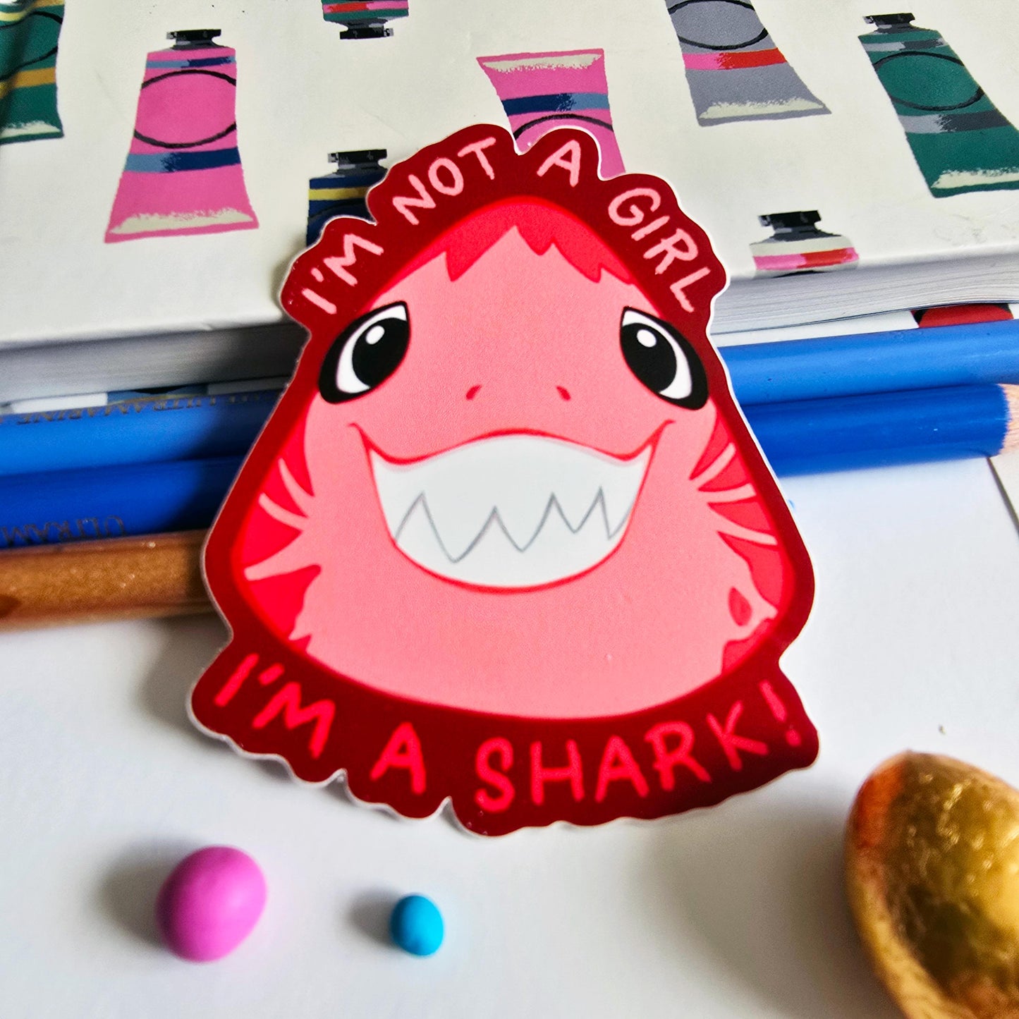 Nimona Shark Sticker