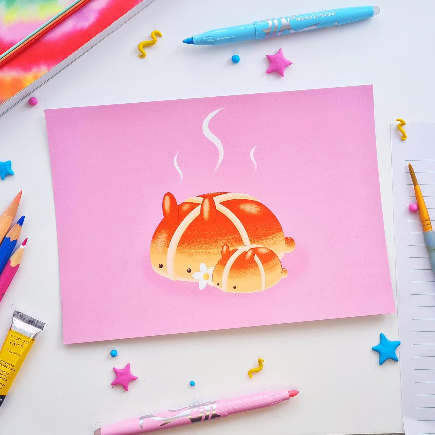 Hot Cross Bunn Art Print