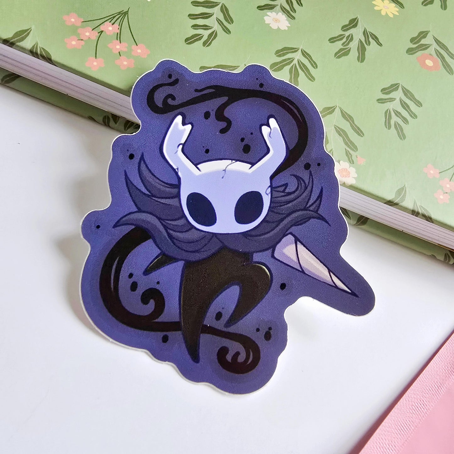 Hollow Knight Matte Vinyl Stickers: Hornet & The Knight
