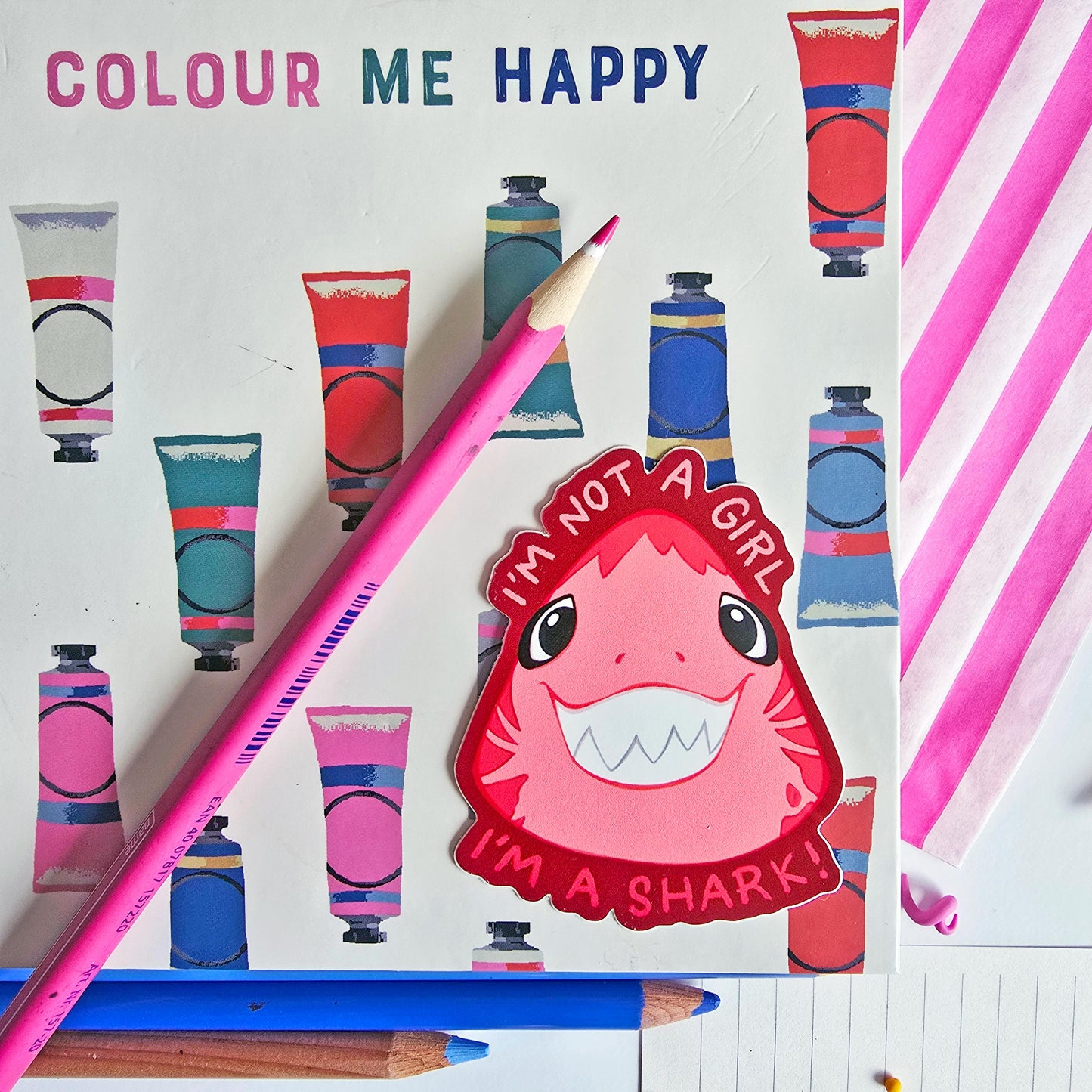 Nimona Shark Sticker