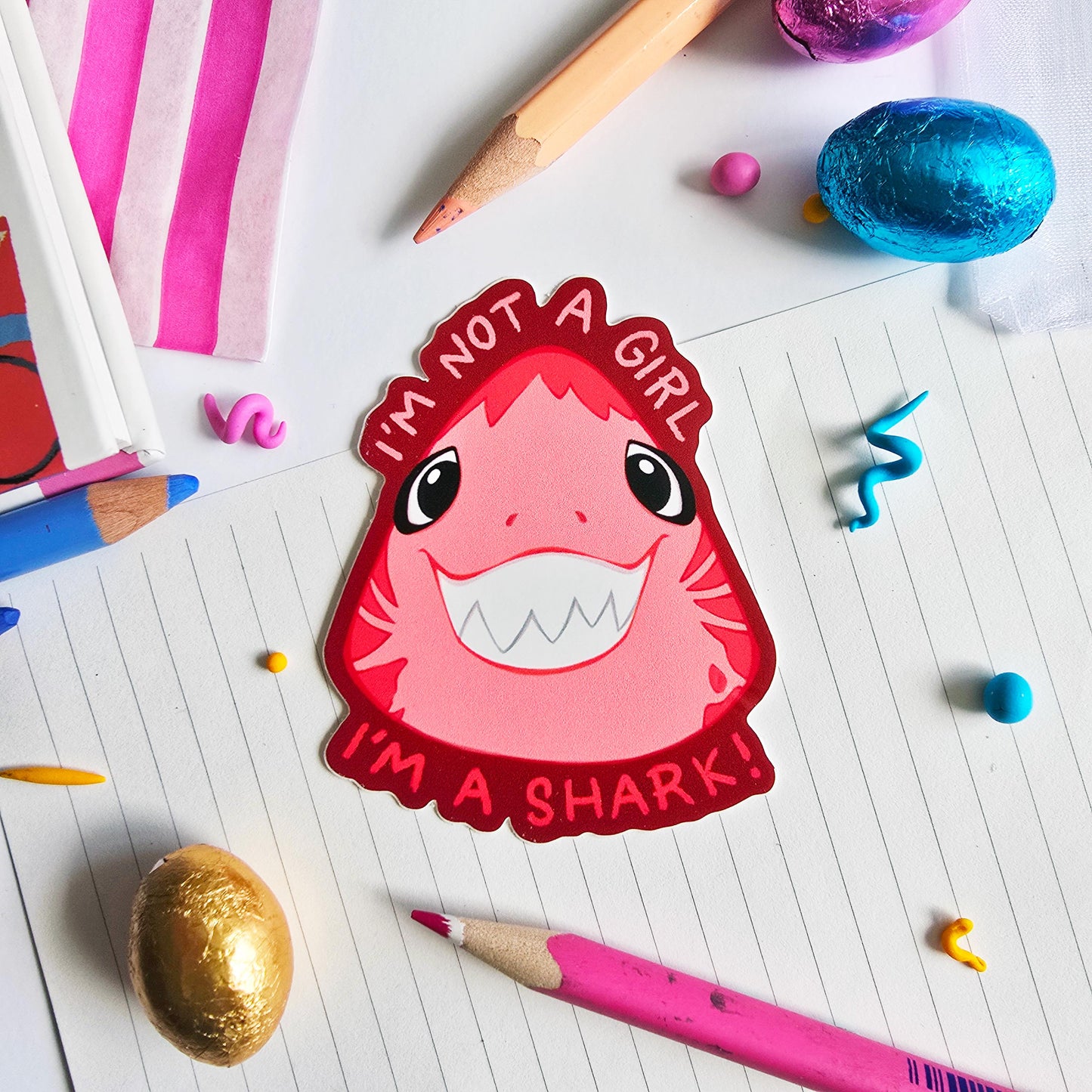 Nimona Shark Sticker