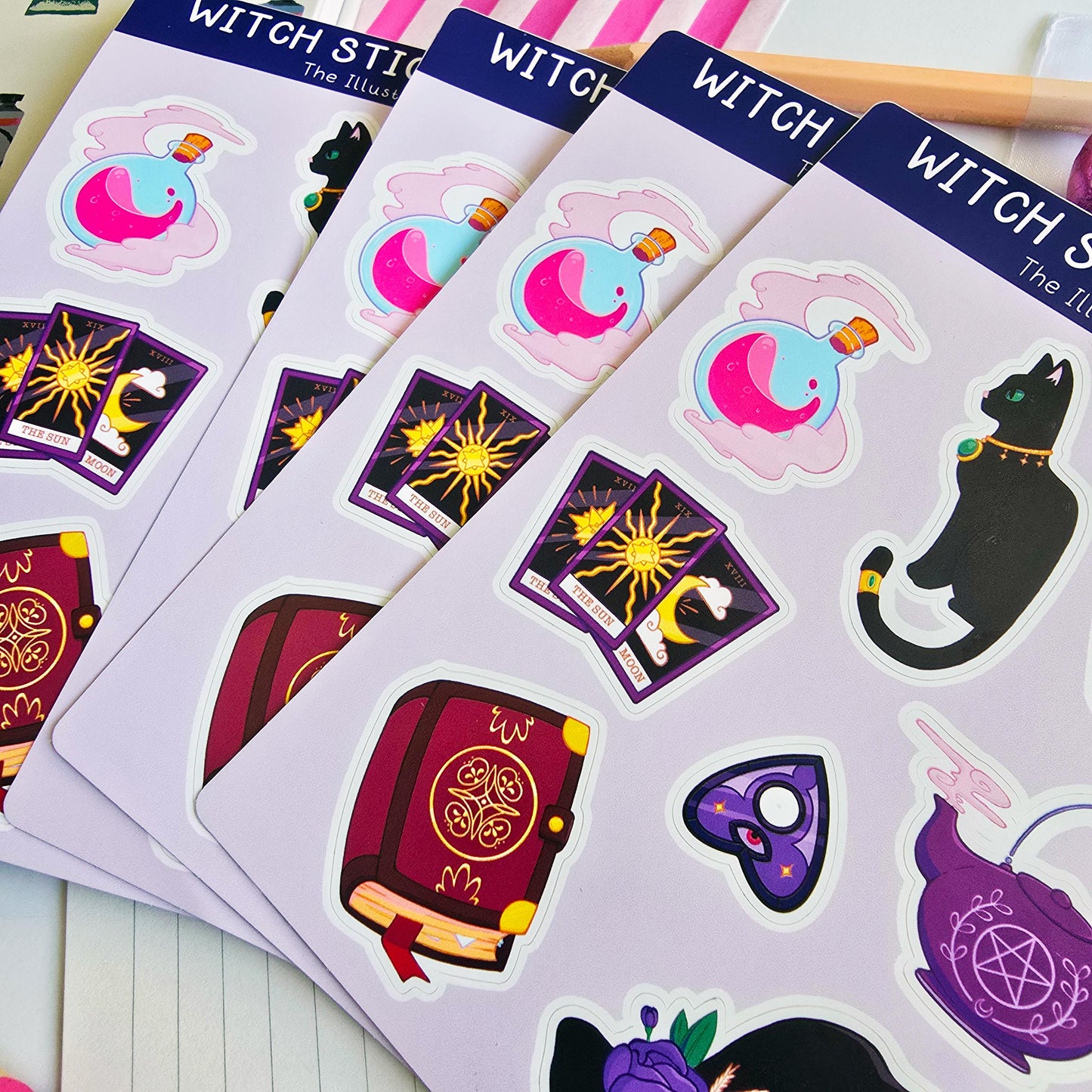 Magical Witch Sticker Sheet