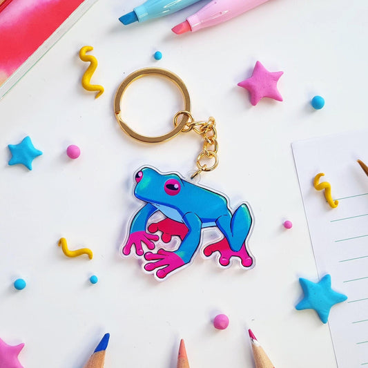 Tree Frog Keychain