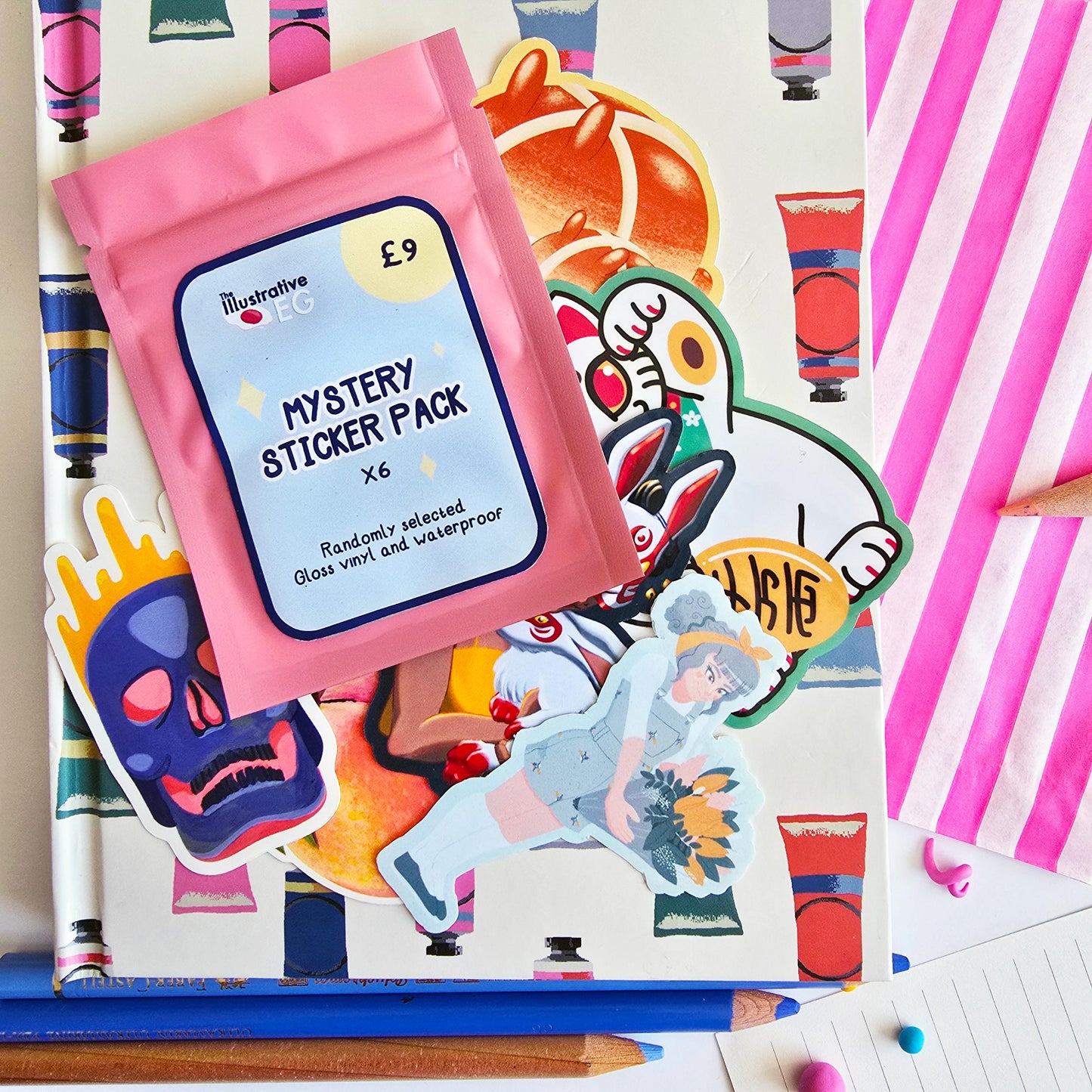 Mystery Sticker Pack (Original Artwork)