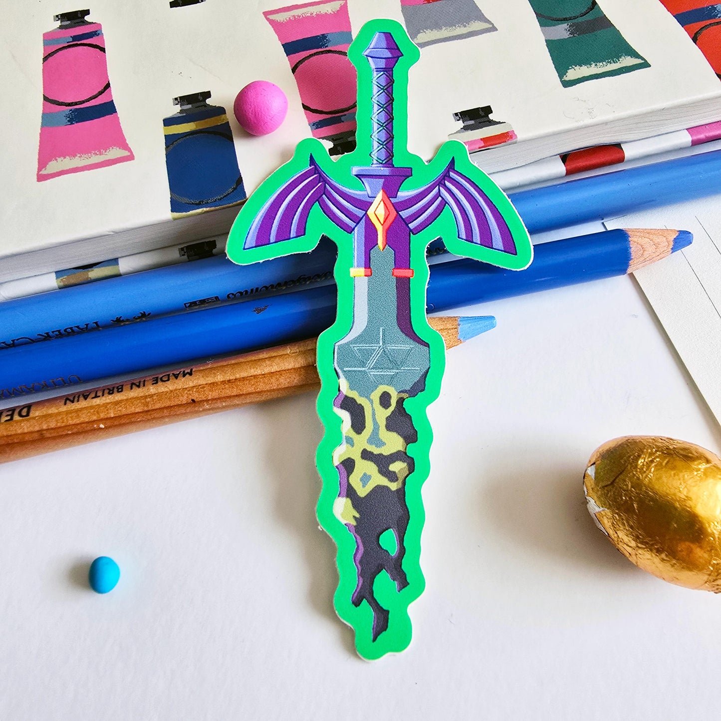 Decayed Master Sword Matte Vinyl Sticker
