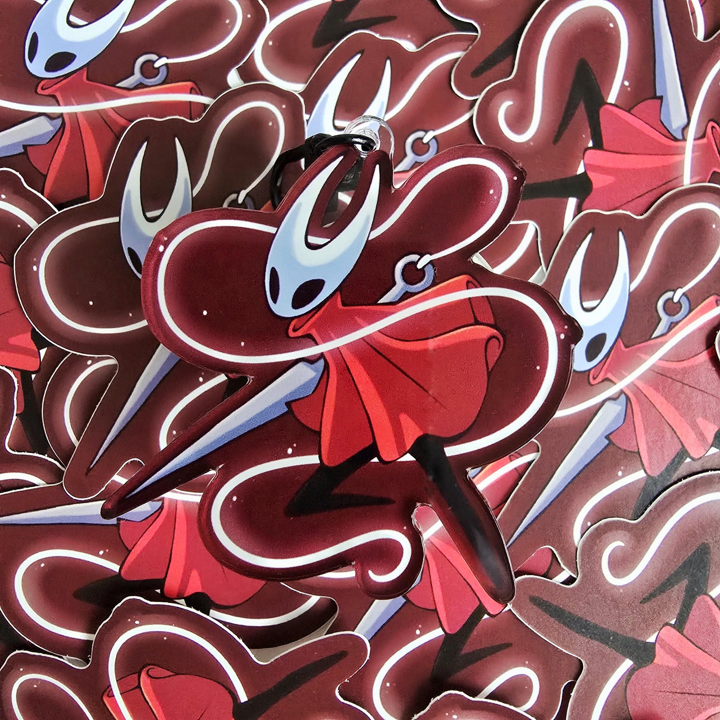 Hollow Knight Matte Vinyl Stickers: Hornet & The Knight