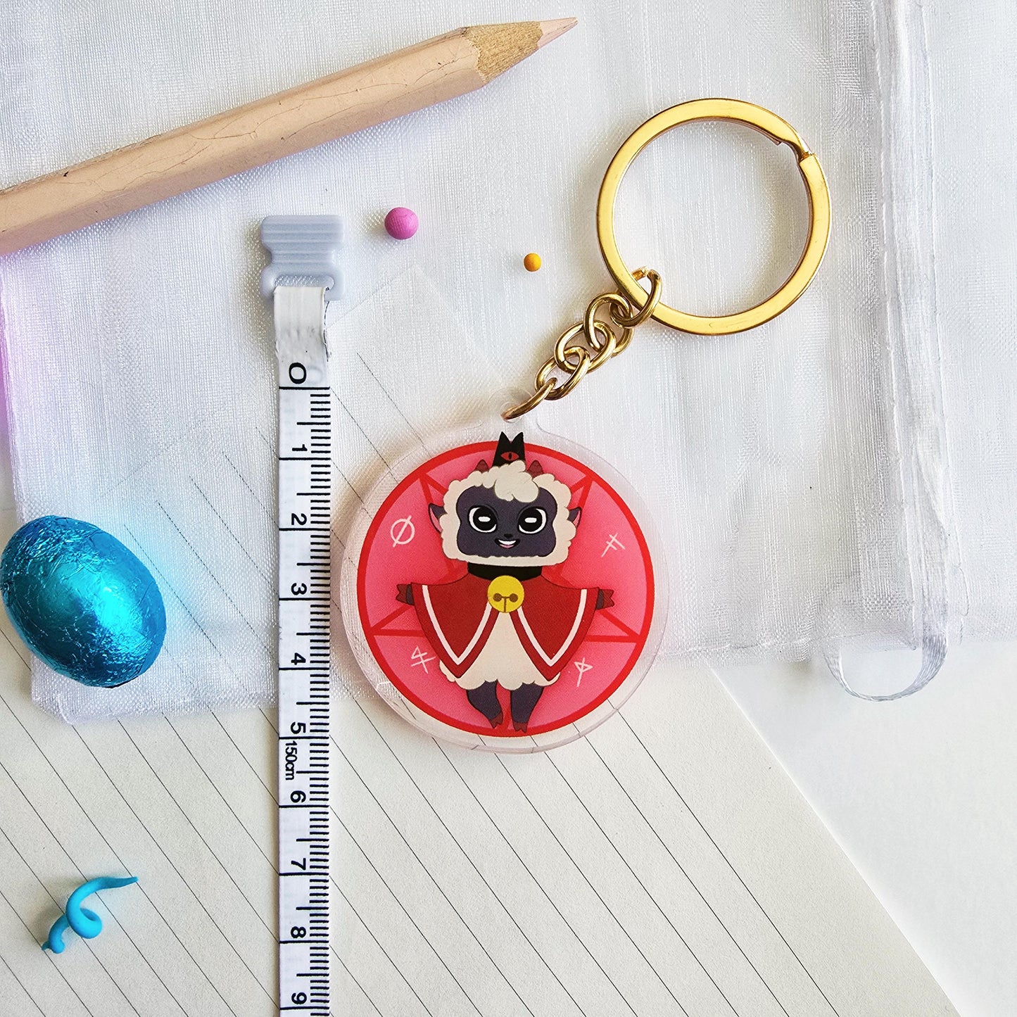 Cult of the Lamb Keychain