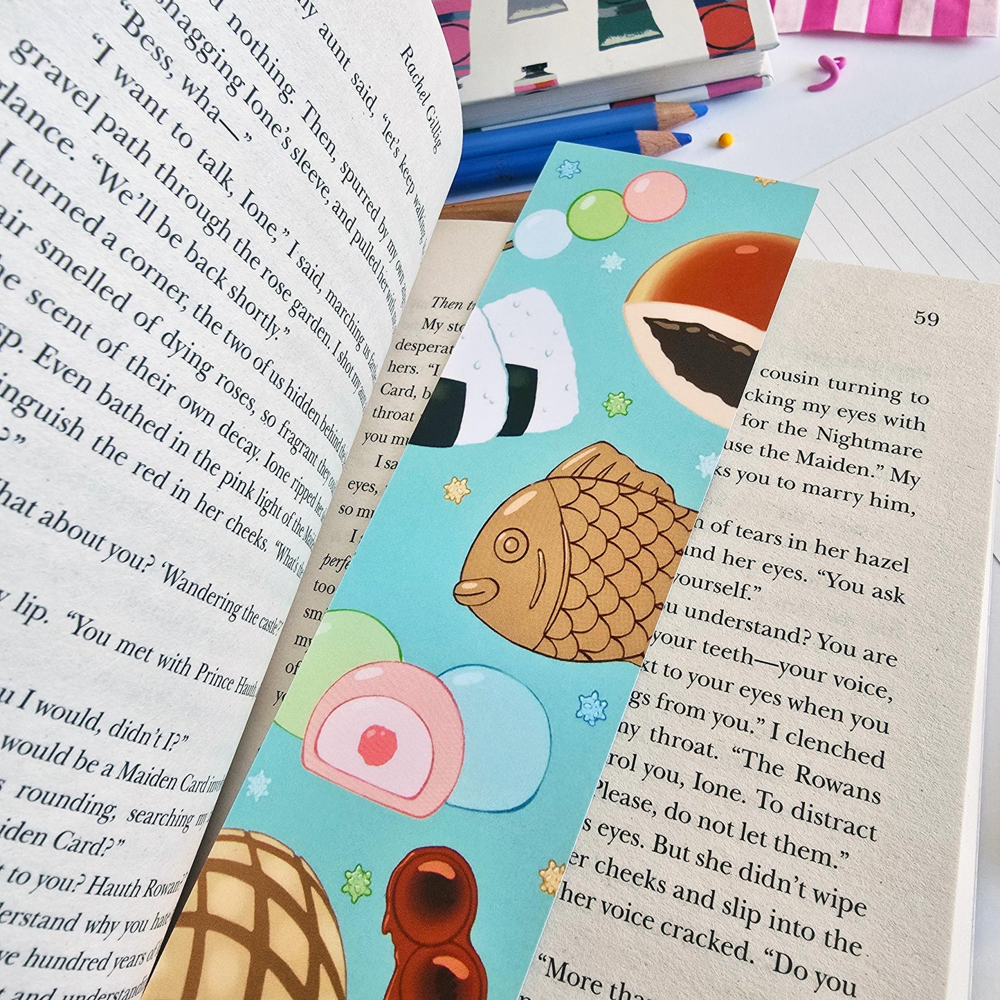 Japanese Snacks Bookmark