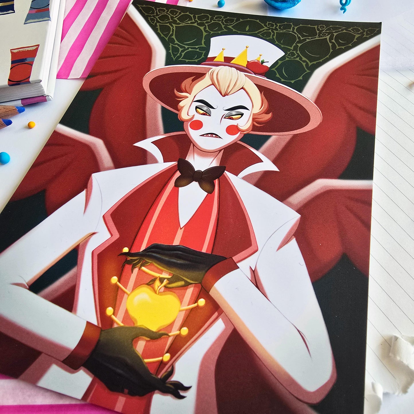 Hazbin Hotel Lucifer Morningstar Art Print