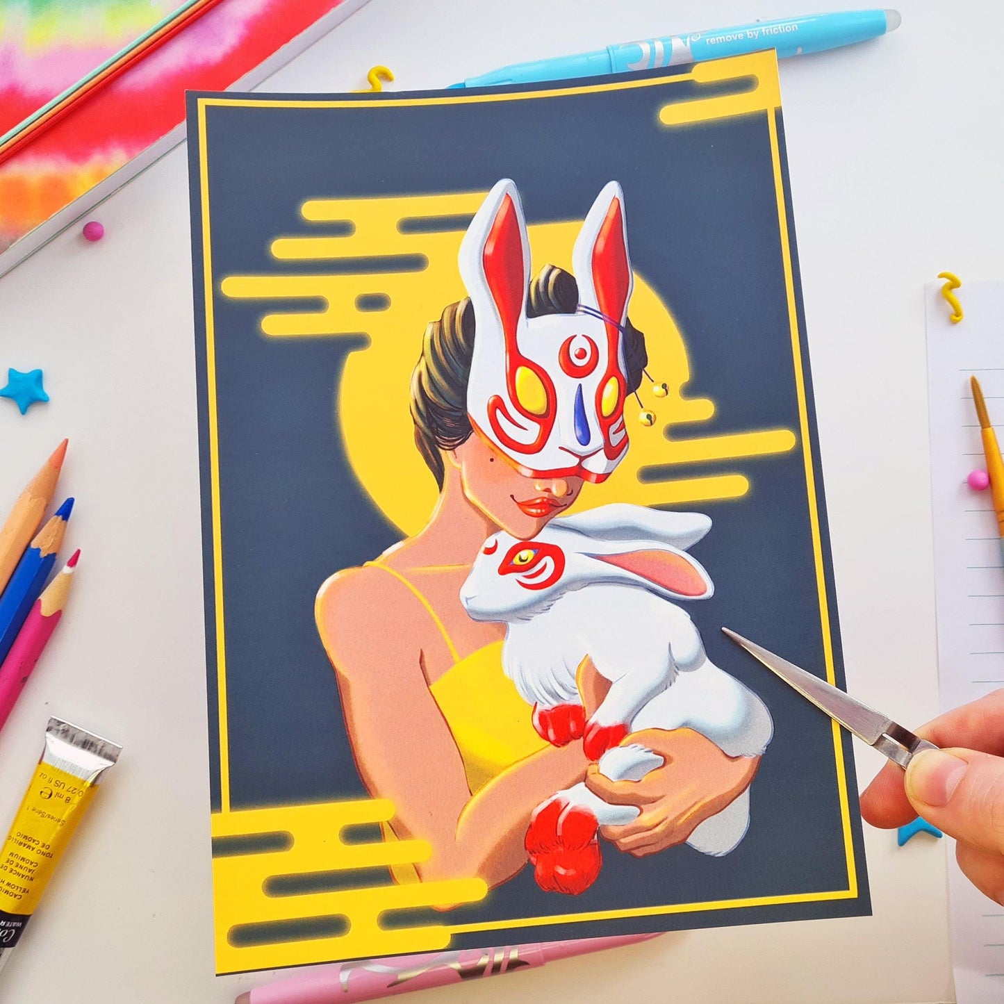Year of the Rabbit Art Print
