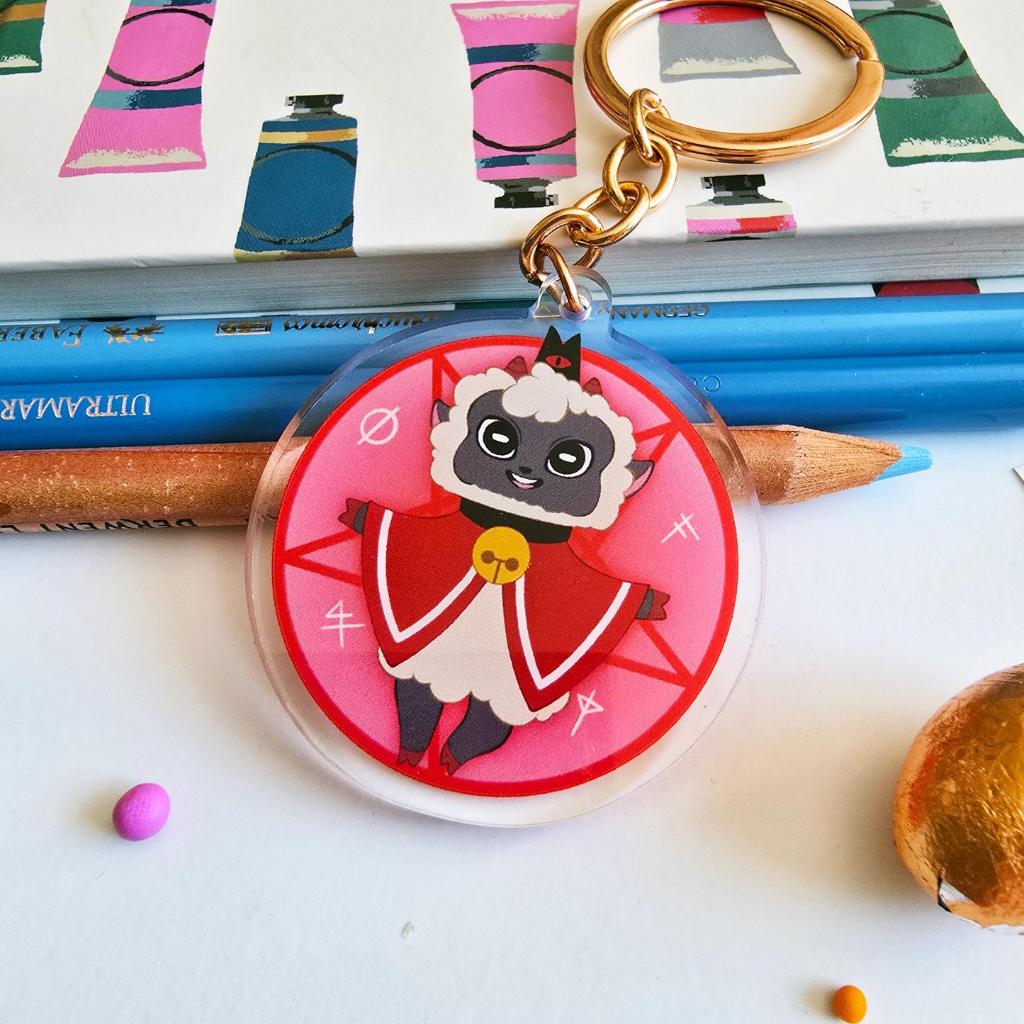 Cult of the Lamb Keychain