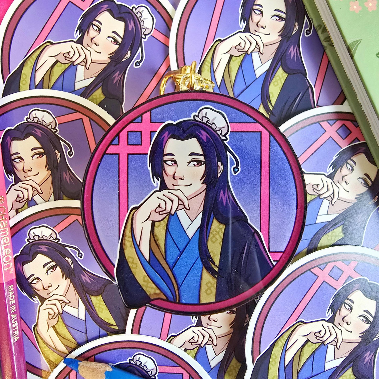 Apothecary Diaries Maomao and Jinshi Acrylic Keychain