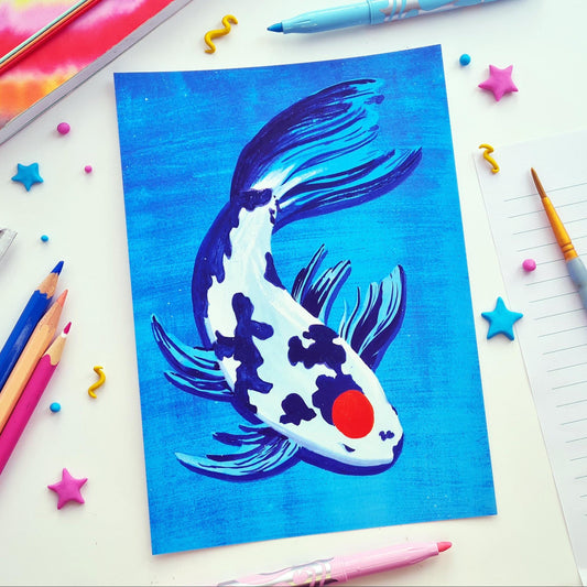 Koi Fish Art Print