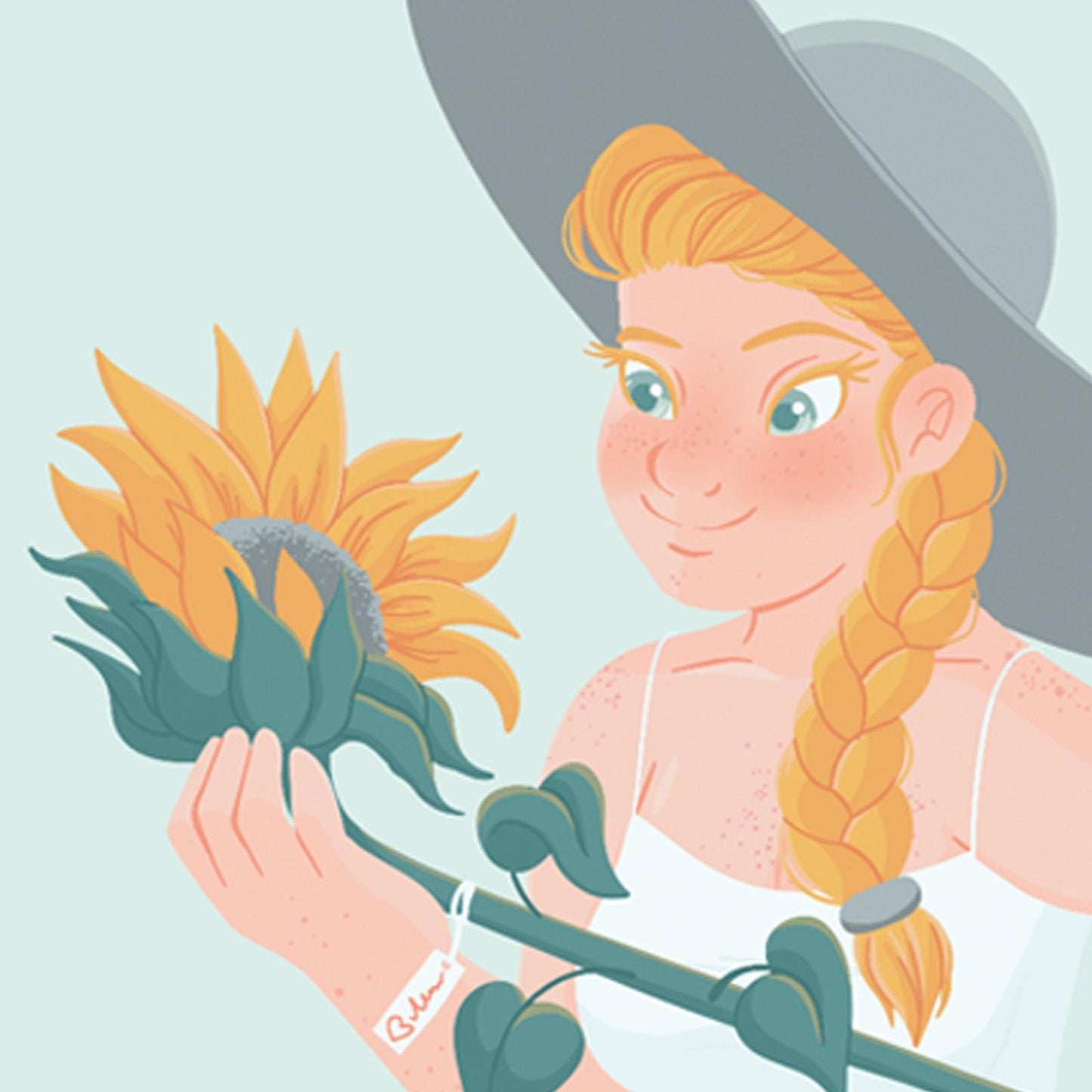 Summer Sunflower Art Print