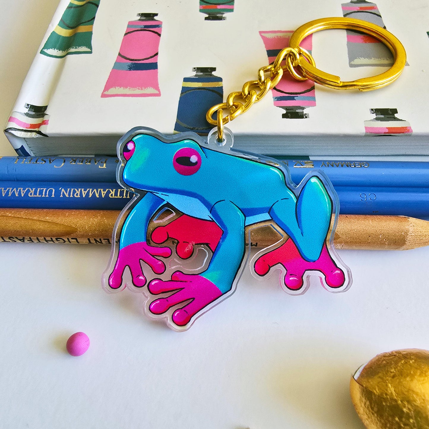 Tree Frog Keychain