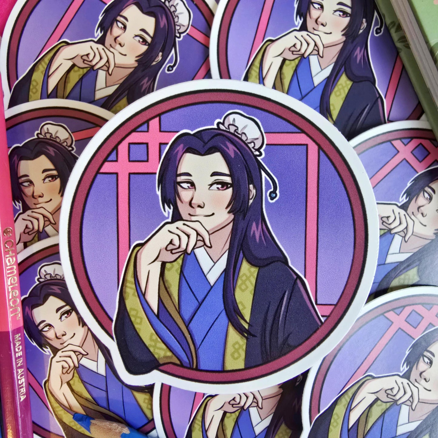 Apothecary Diaries Maomao and Jinshi Vinyl Sticker