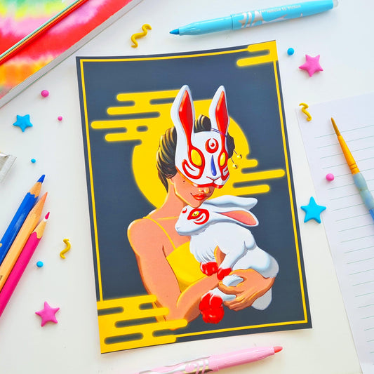 Year of the Rabbit Art Print