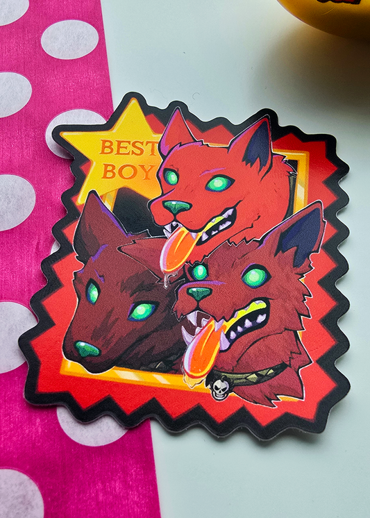 Best Boy Cerberus Sticker