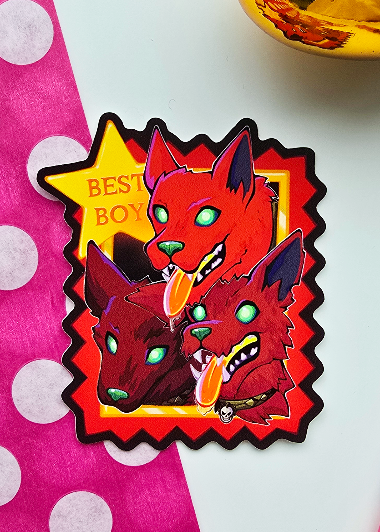 Best Boy Cerberus Sticker