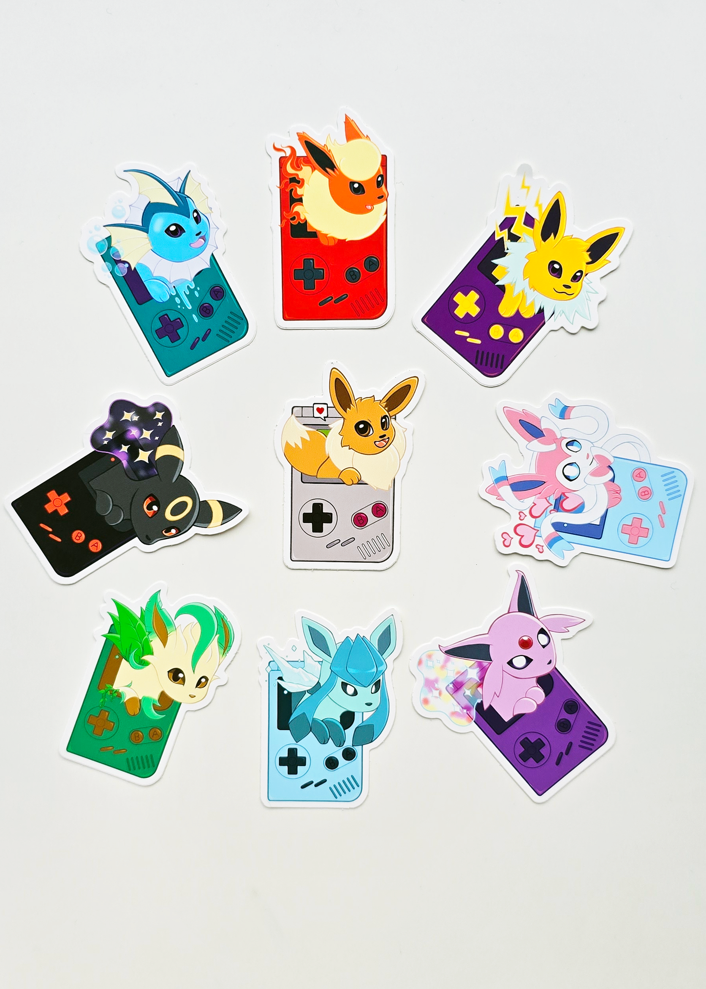 Gameboy Eevee Sticker