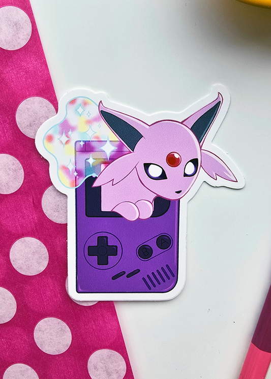 Gameboy Espeon Sticker