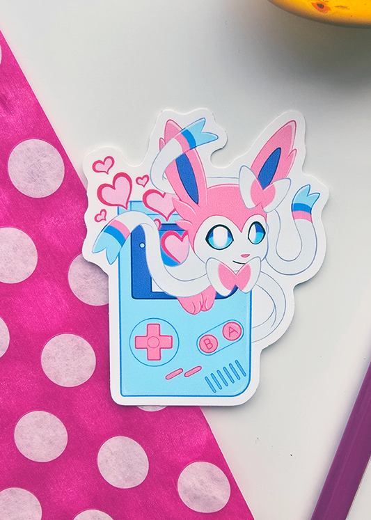 Gameboy Sylveon Sticker