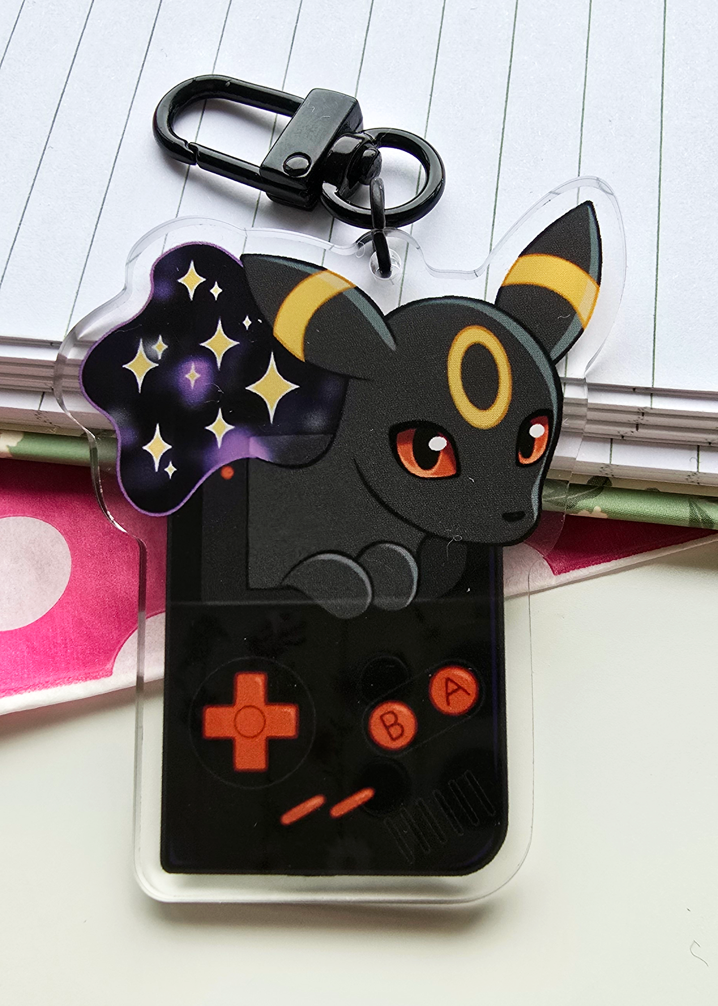 Gameboy Umbreon Keychain