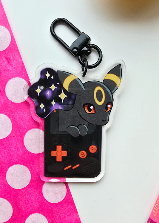 Gameboy Umbreon Keychain