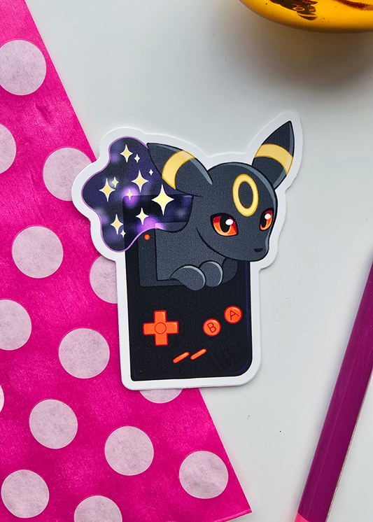 Gameboy Umbreon Sticker