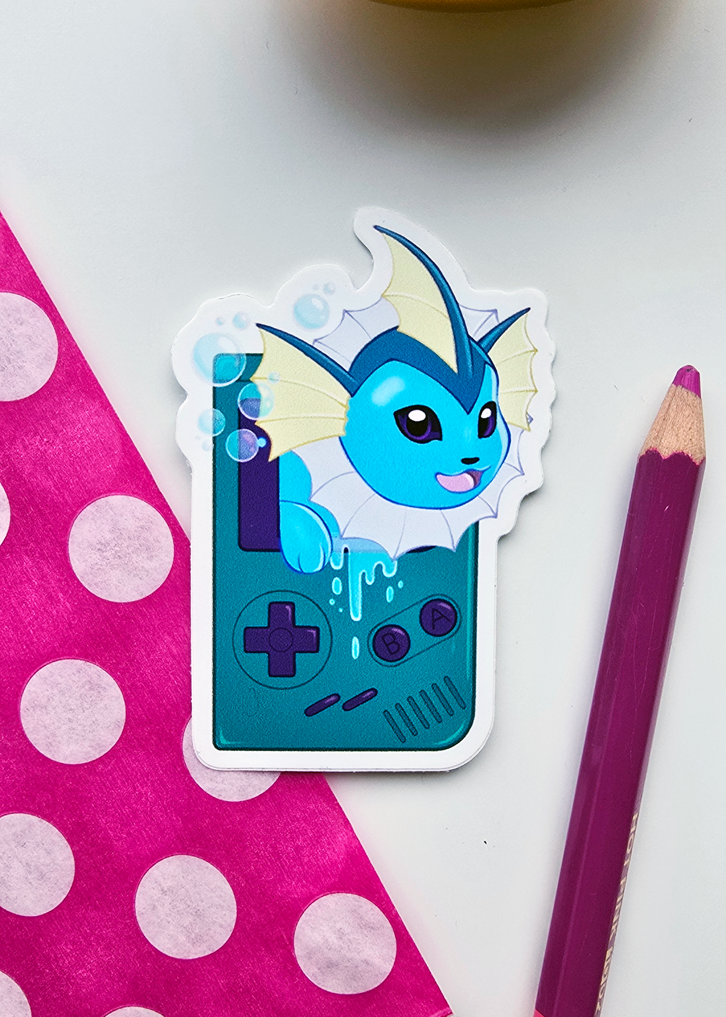 Gameboy Vaporeon Sticker