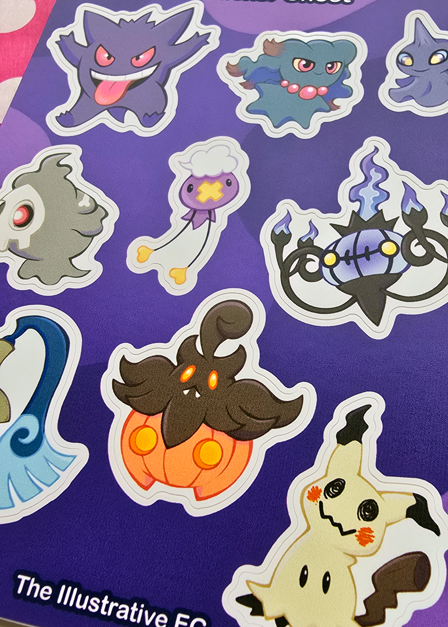 Ghost Poke Sticker Sheet