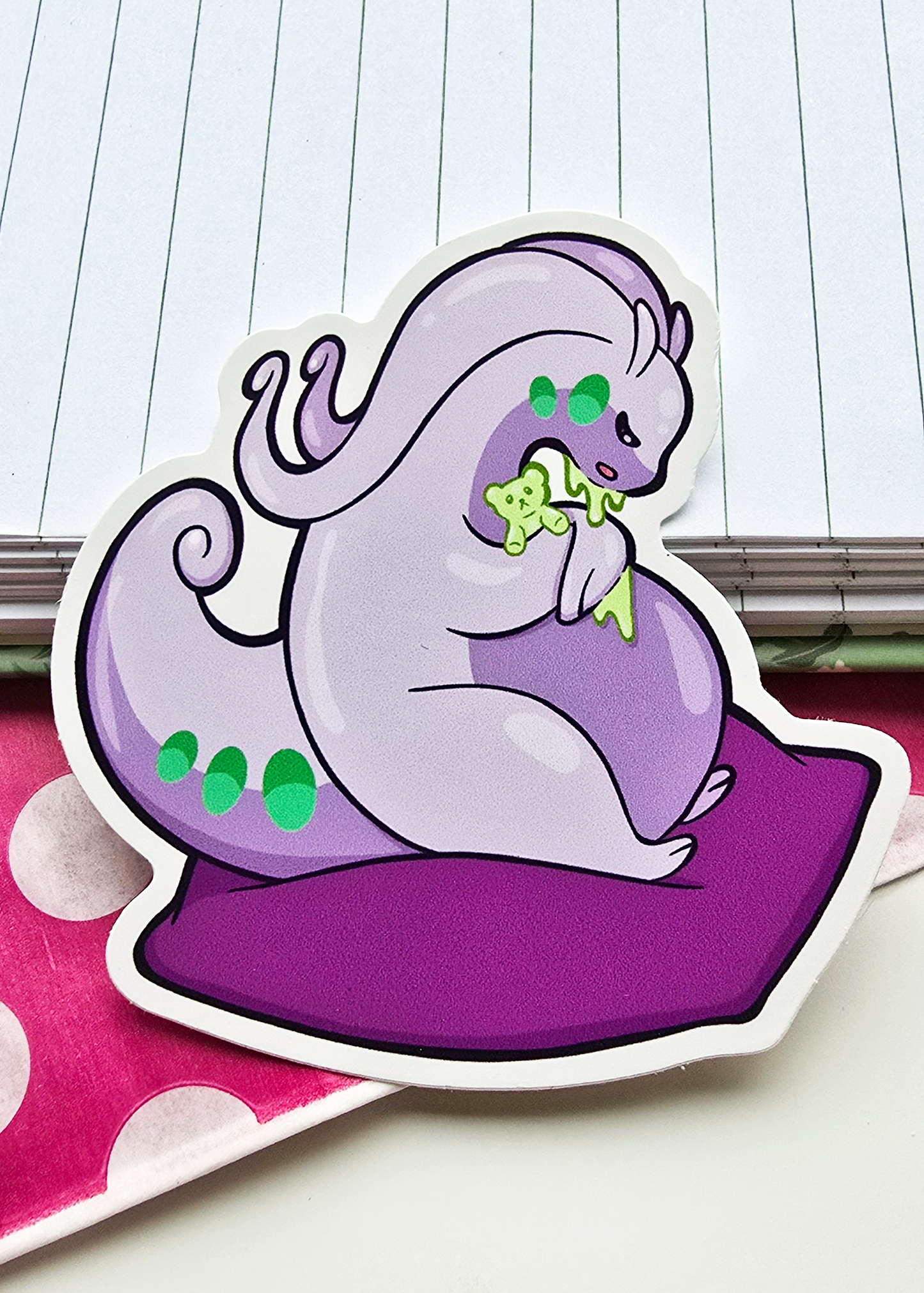 Sleepy Goodra Sticker