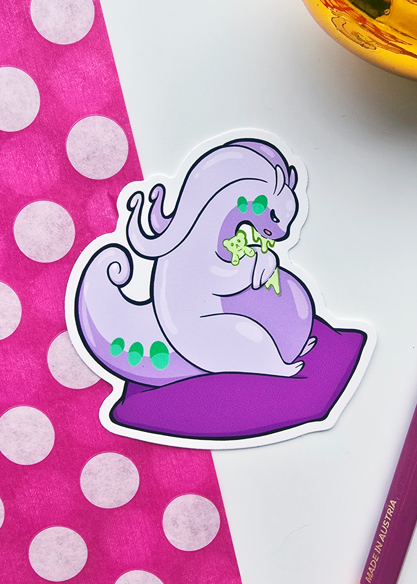 Sleepy Goodra Sticker