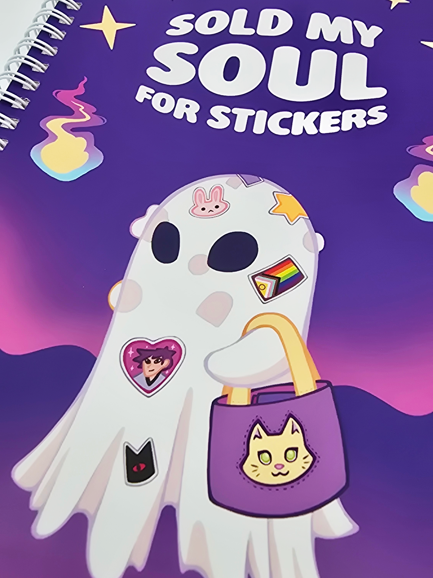Sold My Soul For Stickers - Reusable Sticker Book