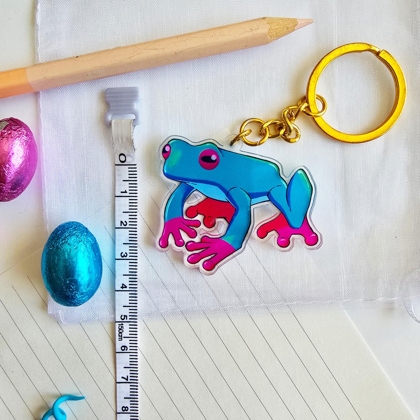 Tree Frog Keychain