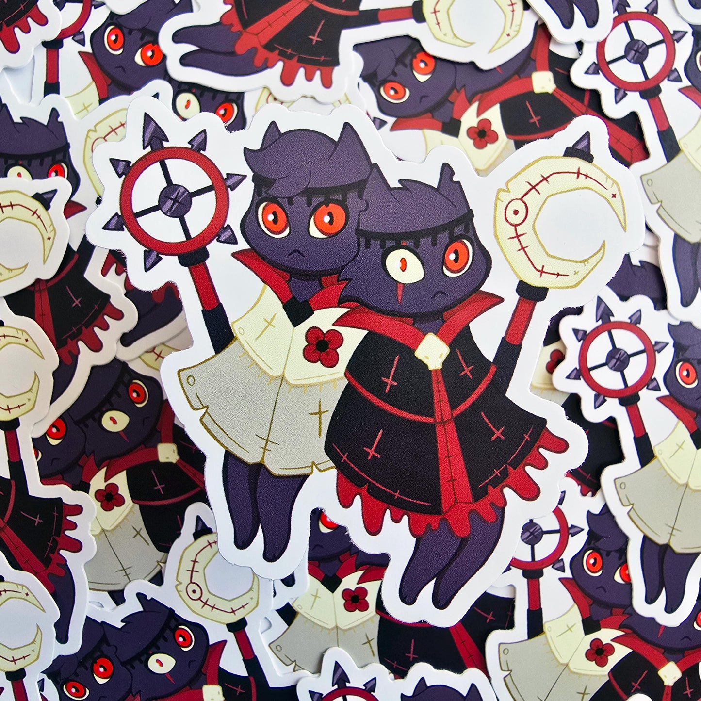 Aym and Baal - Cult of the Lamb Sticker