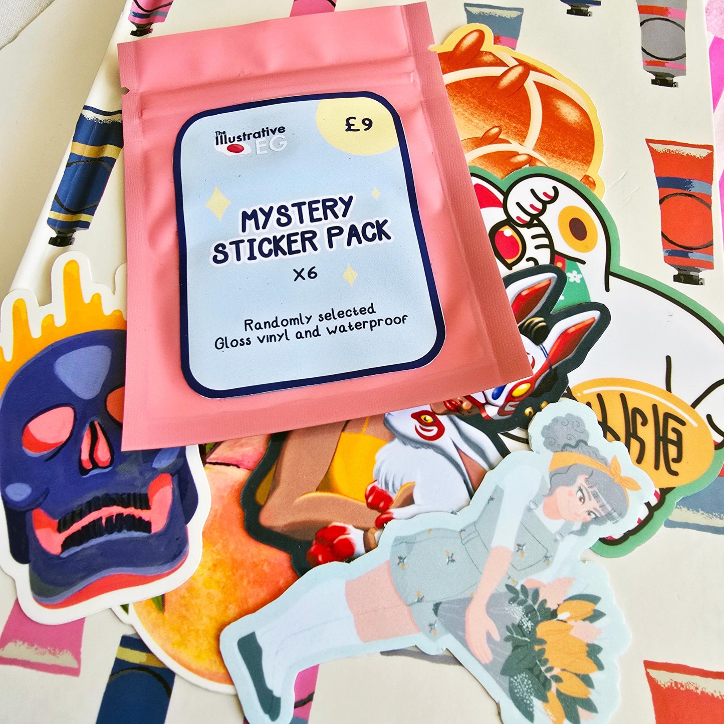 Mystery Sticker Pack (Original Artwork)