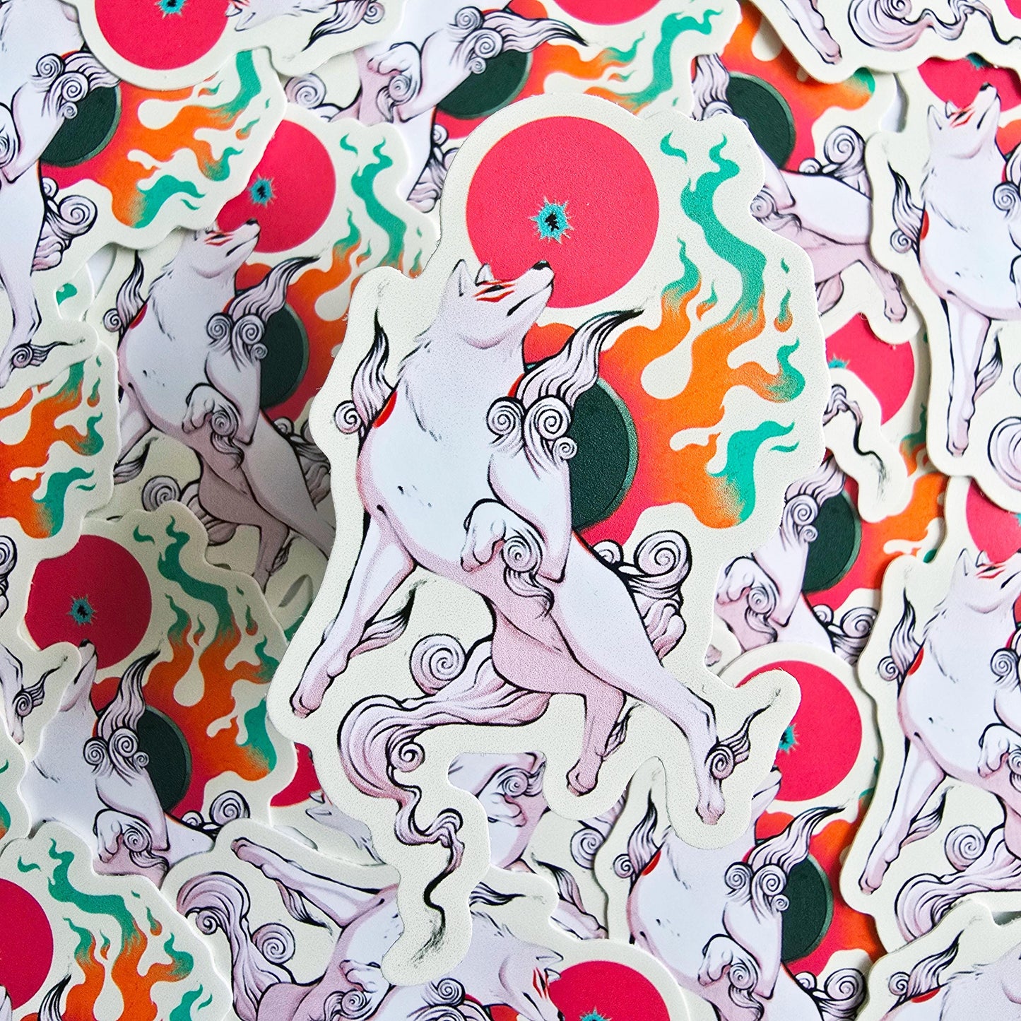 Okami Amaterasu Sticker