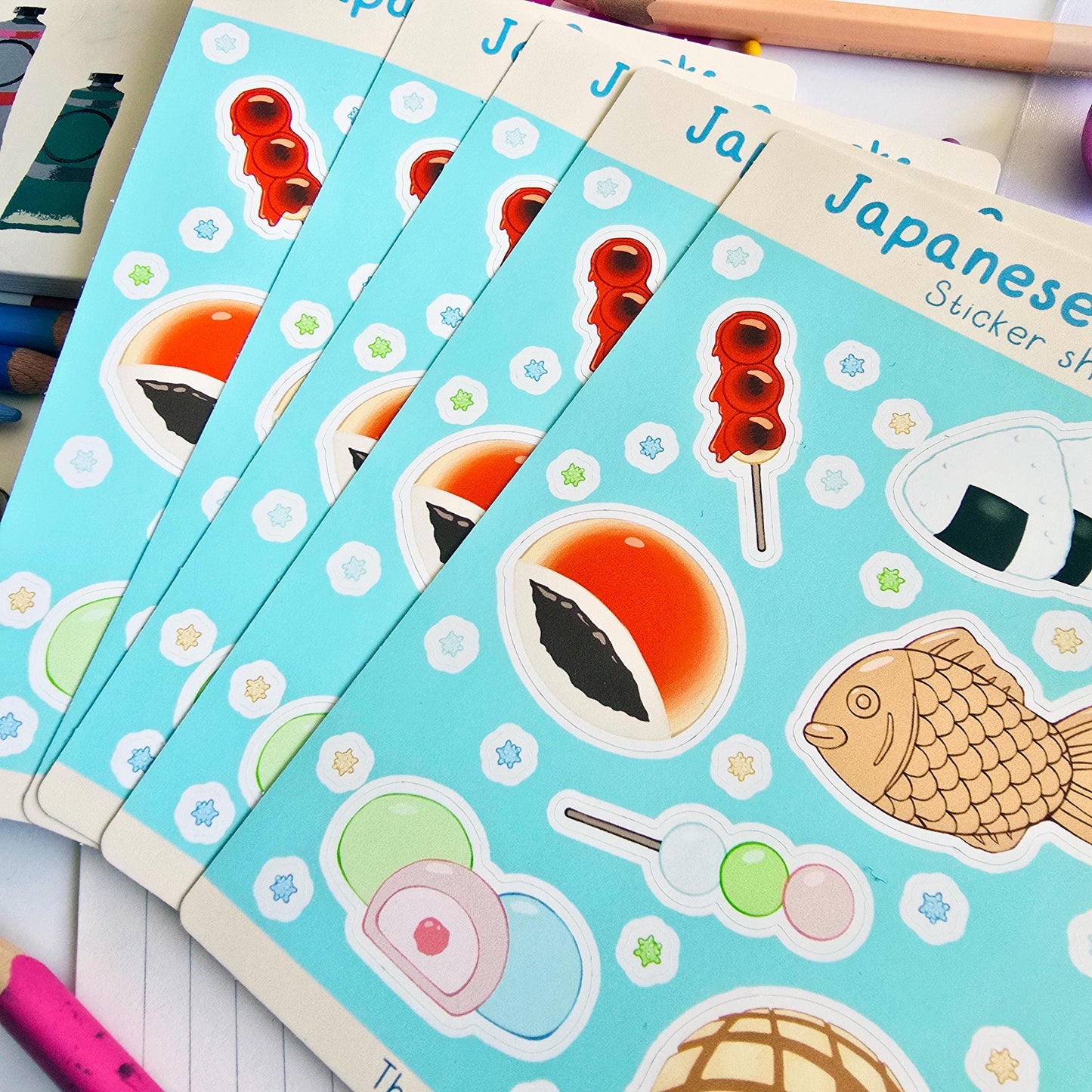 Japanese Snacks Sticker Sheet