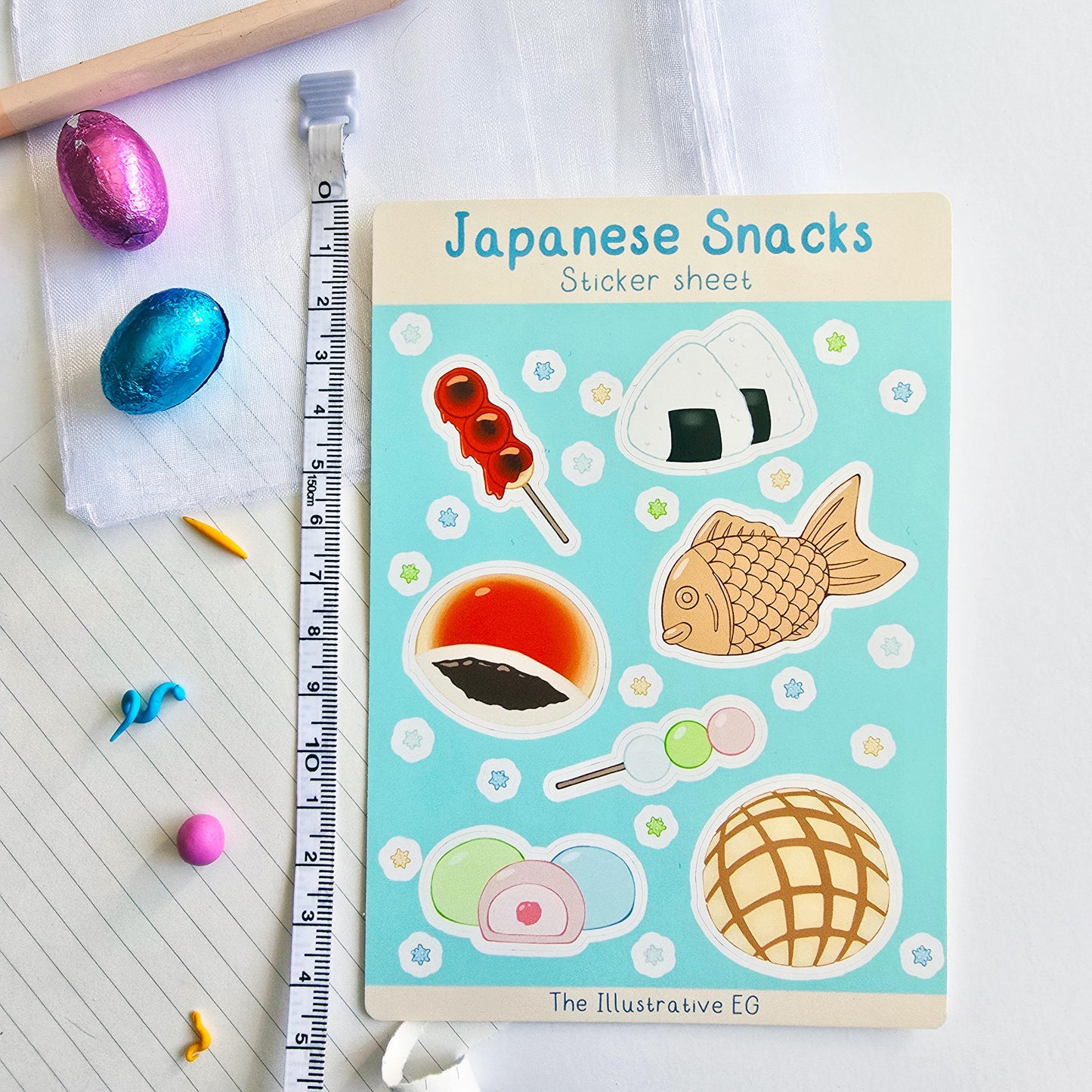 Japanese Snacks Sticker Sheet