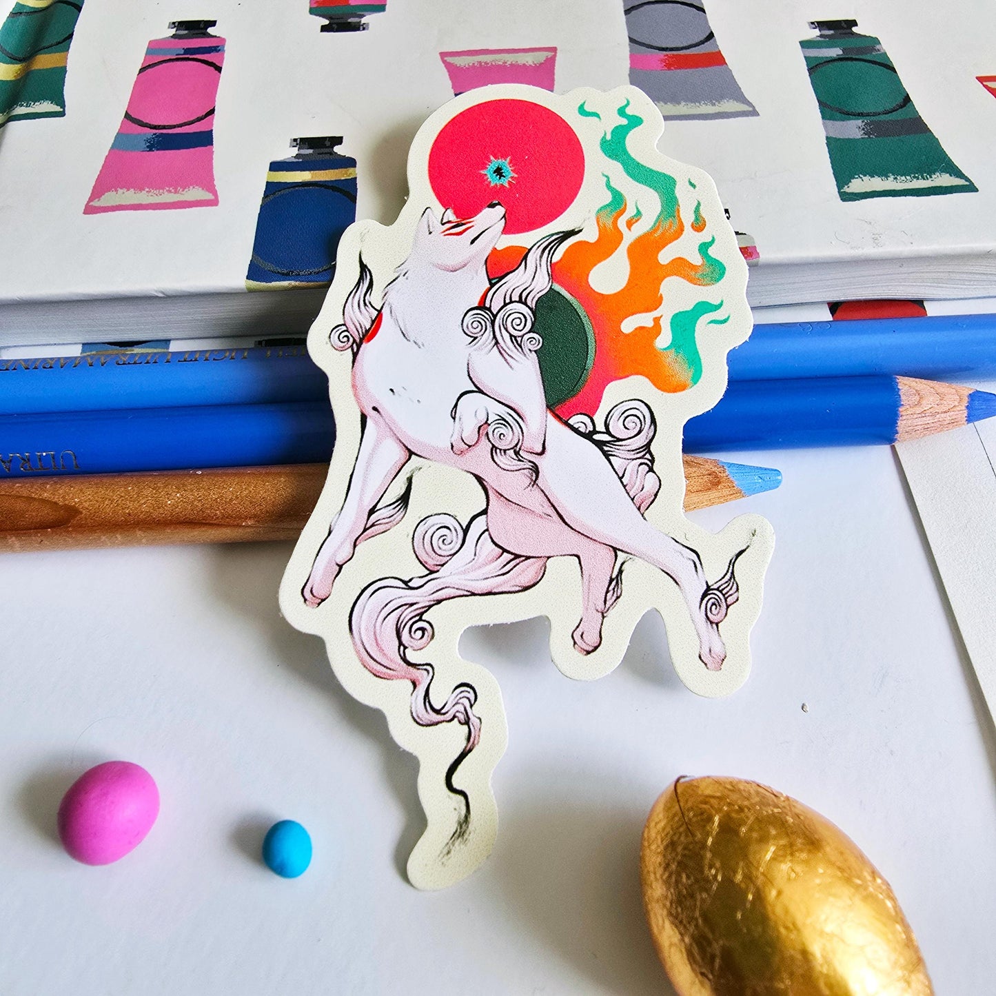 Okami Amaterasu Sticker