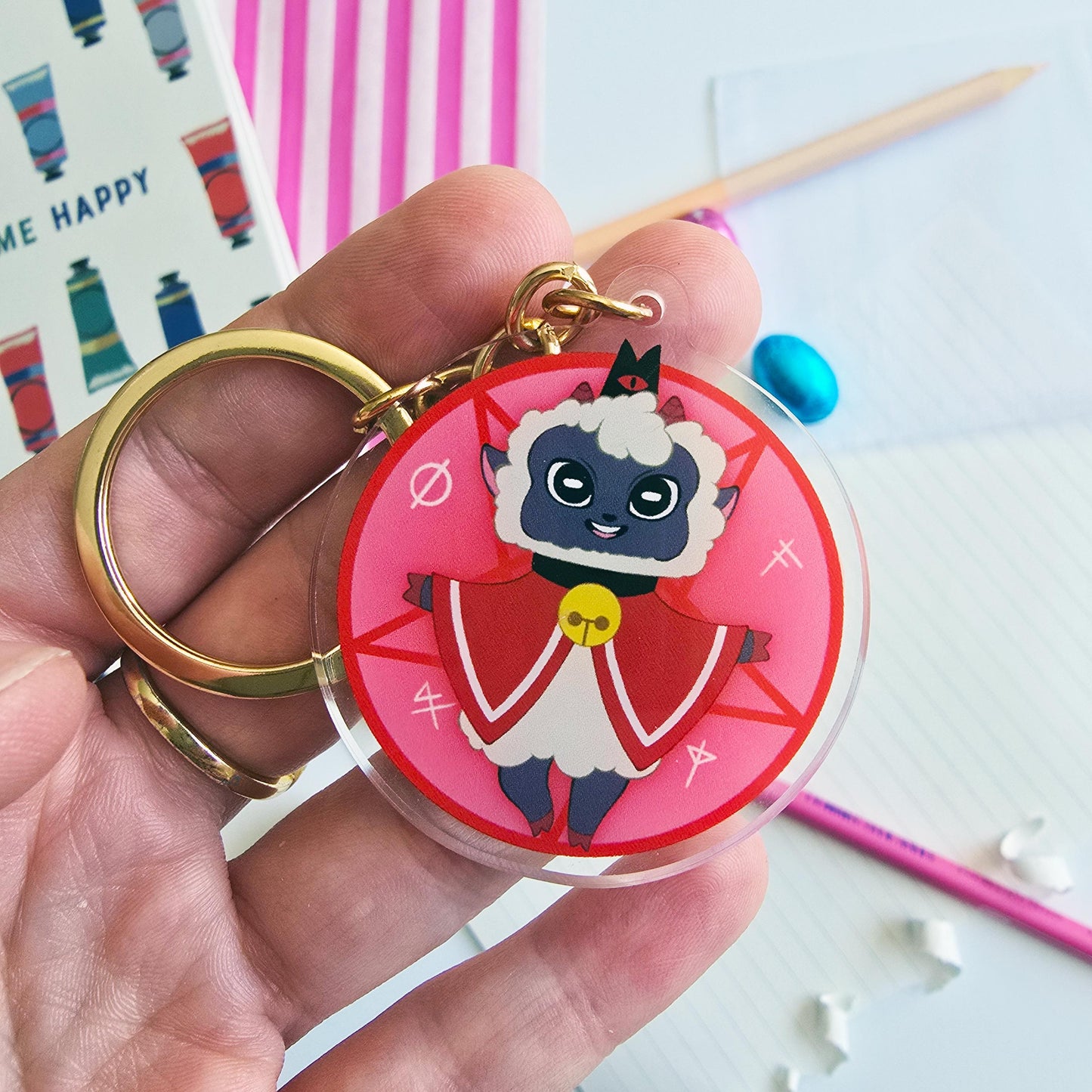 Cult of the Lamb Keychain