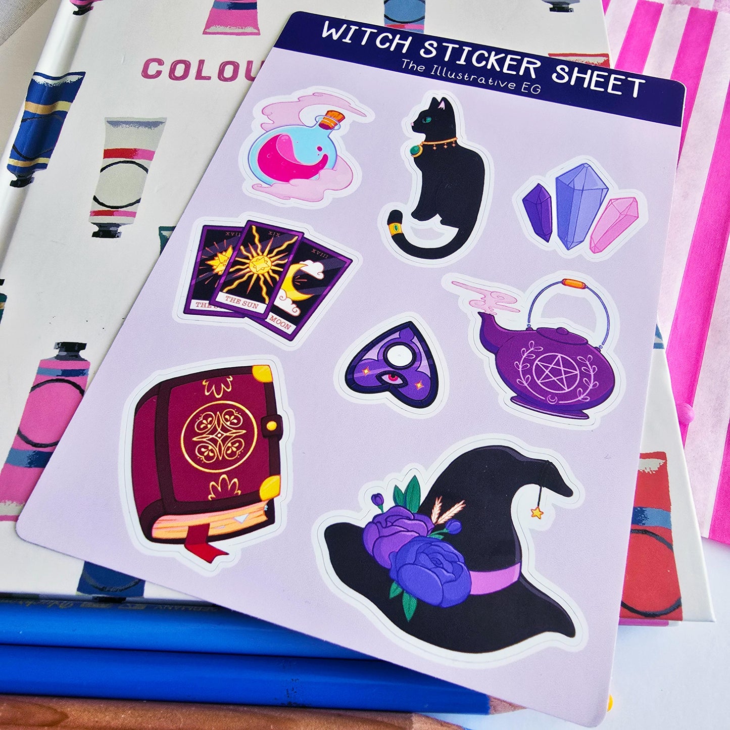 Magical Witch Sticker Sheet