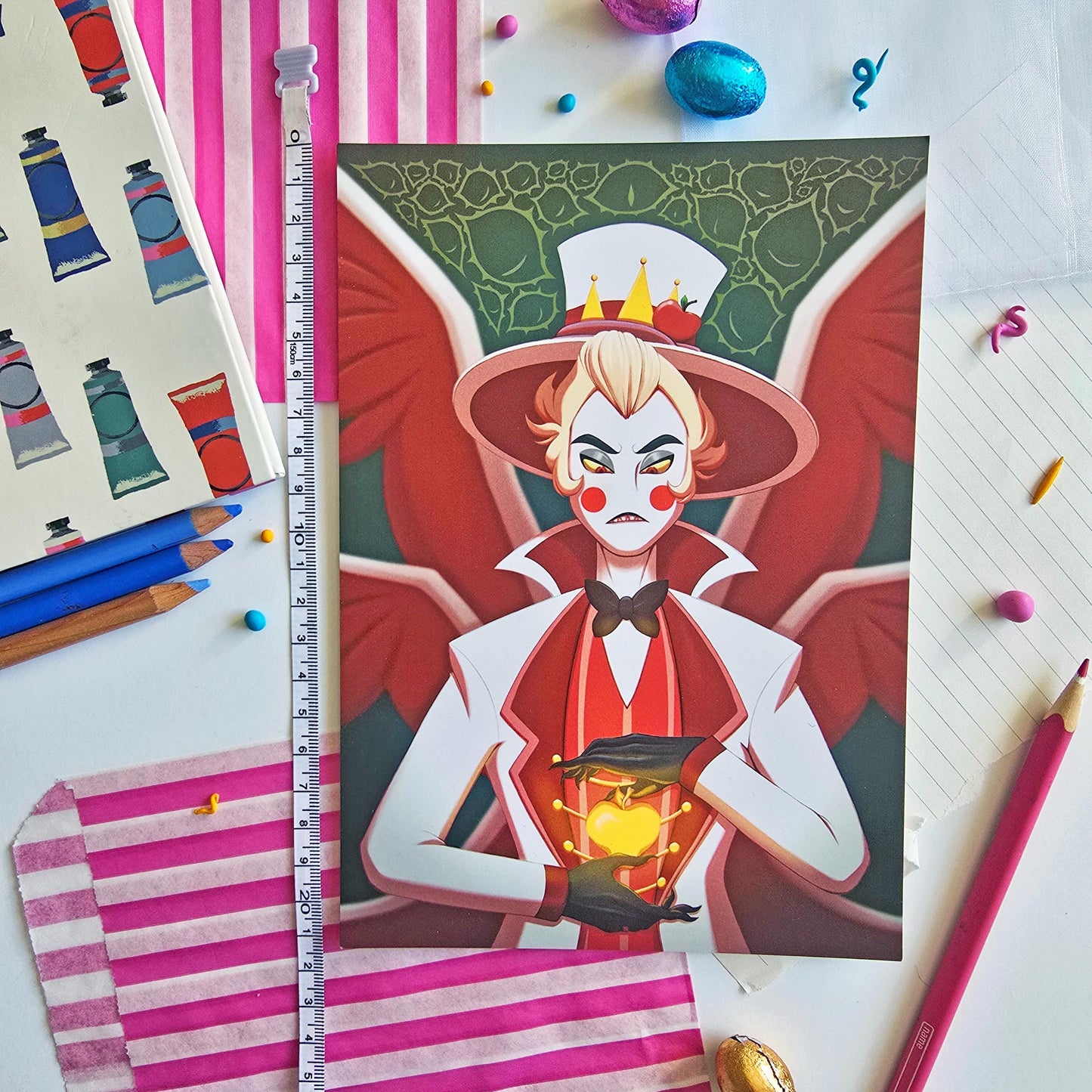 Hazbin Hotel Lucifer Morningstar Art Print