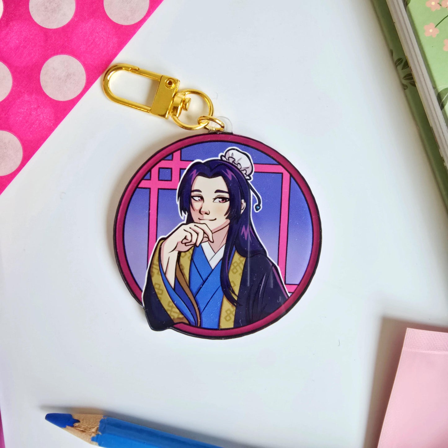 Apothecary Diaries Maomao and Jinshi Acrylic Keychain
